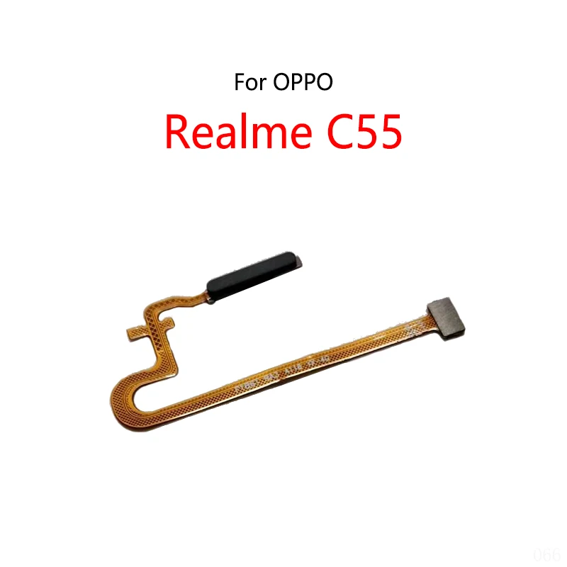 Home Button Fingerprint Scanner Touch ID Menu Return Sensor Flex Cable For OPPO Realme C55