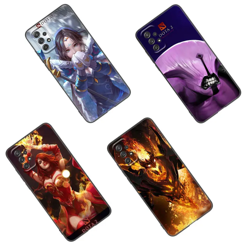 Game Dota 2 Black Phone Case For Samsung A13 A22 A24 A32 A23 A25 A34 A35 A52S A53 A54 A55 A73 5G A12 A14 A15 A31 A33 A50 A51 A72