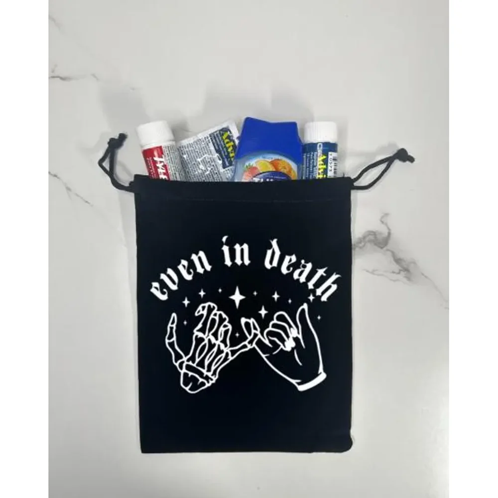 

5/10/20Pcs Even in Death Favor Bags Halloween Bridal Party Gifts Wedding Bridal Shower Witchy Bachelorette Party Welcome Gift