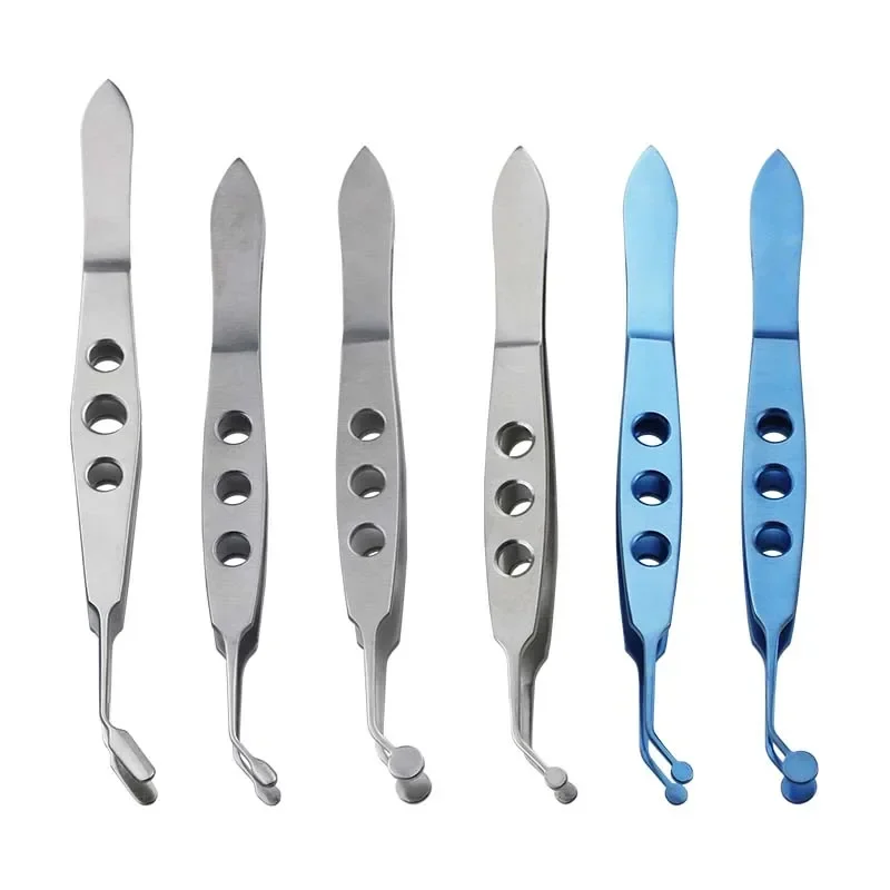 

1pcs Meibomian Massage Tweezers Eye Surgery Clamp Gland Flap Eyelid Forceps Ophthalmic Instrument 6 Types Optional