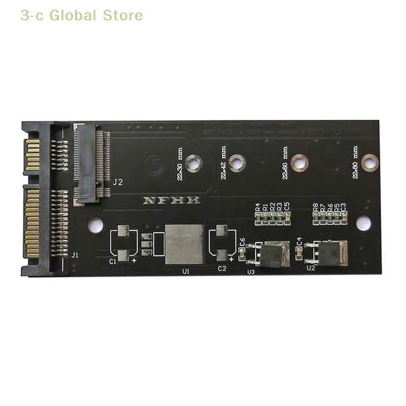 B+M Key SATA M.2 Ngff Ssd To Sata 3 Raiser M.2 To Sata Adapter Expansion Card M.2 SATA Adapter Raiser M2 To SATA Adapter