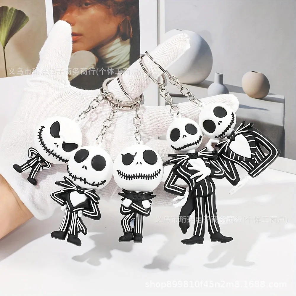 Christmas Eve Scary Skeleton Jack Keychain Car Keychain Pendant With Commemorative Sig Cute Fun And Personalized Bag Decoration