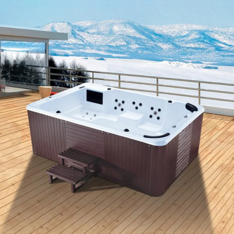 Outdoor Spa Pool Spa Massage Large Pool Villa Garden Multiplayer Outdoor Swimming Pool Smart Heated Bath