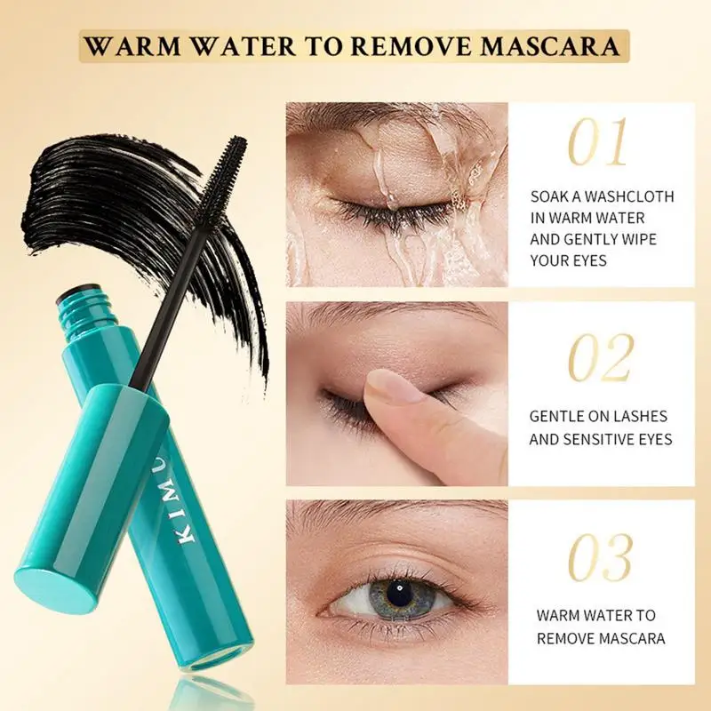 Mascara Make Up No sbavature Mascara liquido impermeabile per ciglia soffici prodotti per il trucco a lunga tenuta per la casa incontri viaggiare