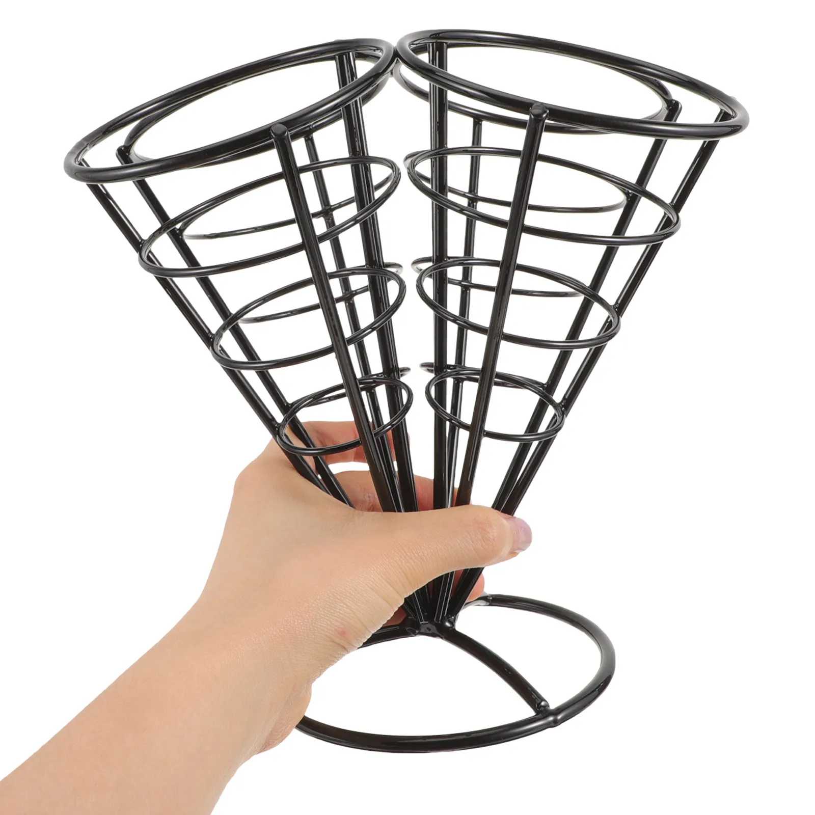 

Подставка-корзина из нержавеющей стали с 4 отверстиями для фри, курицы, чипсов и закусок, для вечеринок