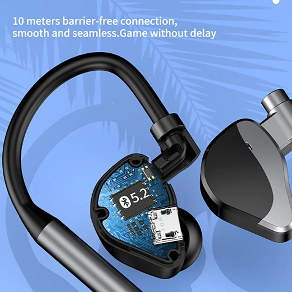 L15 Wireless Headset Bluetooth-Compatible 5.2 In-Ear Touch Handsfree Lightweight Earphones For Business Sports Smart Phone