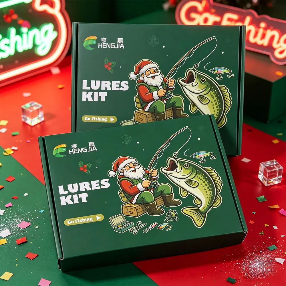1pc Fishing lure gift package box ,Christmas gift box package,Fishing tackle package ,best gift for man(without fishing lures)