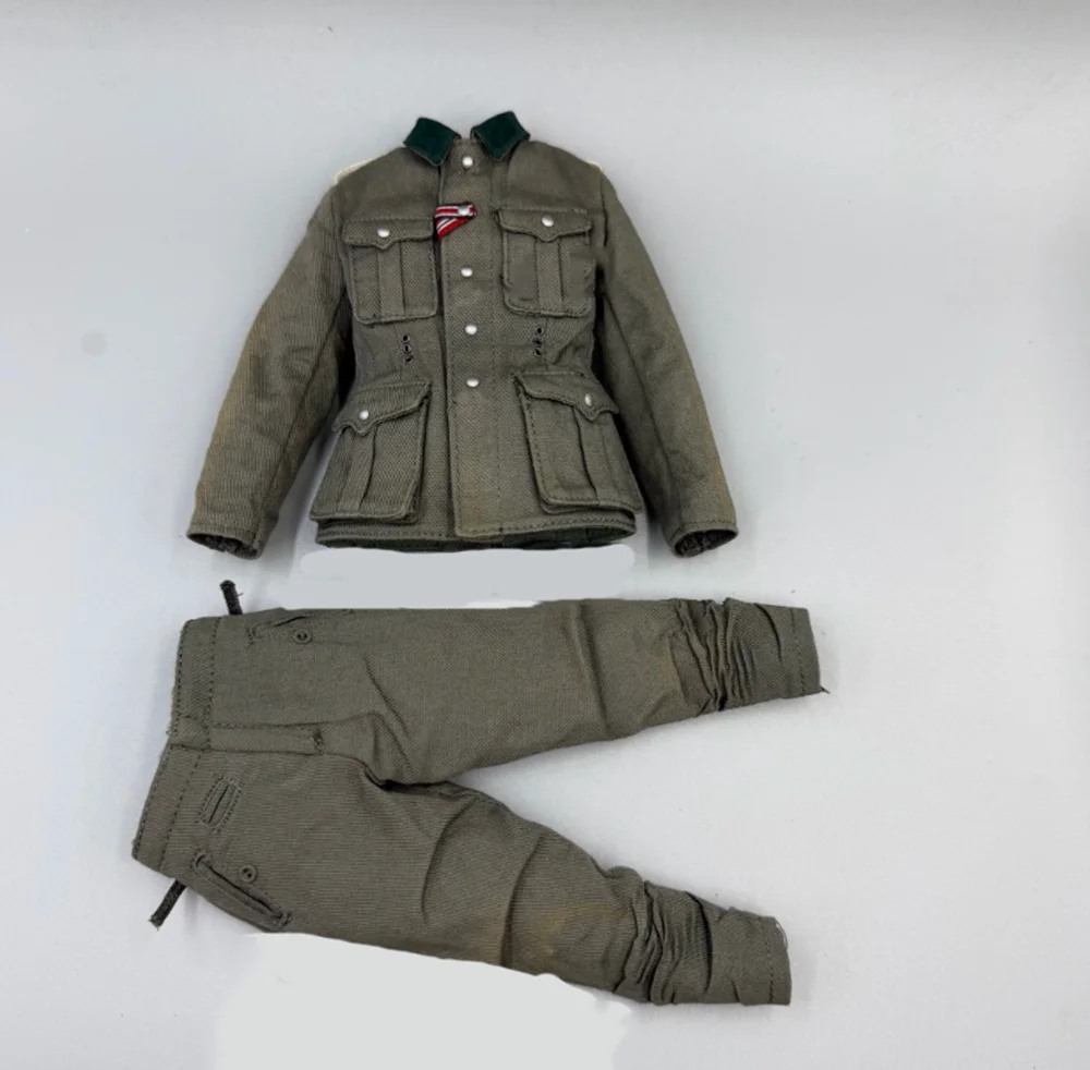 

New Arrival 1/6th DID D80159 My Father and Brother Dress Coat Uniform With Medals Dirty Effect Accessories For 12" Doll Figure