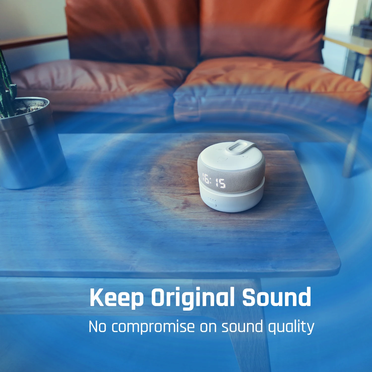 قاعدة بطارية محمولة لـ eco Dot 3rd Gen ، وقت تشغيل 16 ساعة ، أمازون البيضاء ، D3 + ، amah