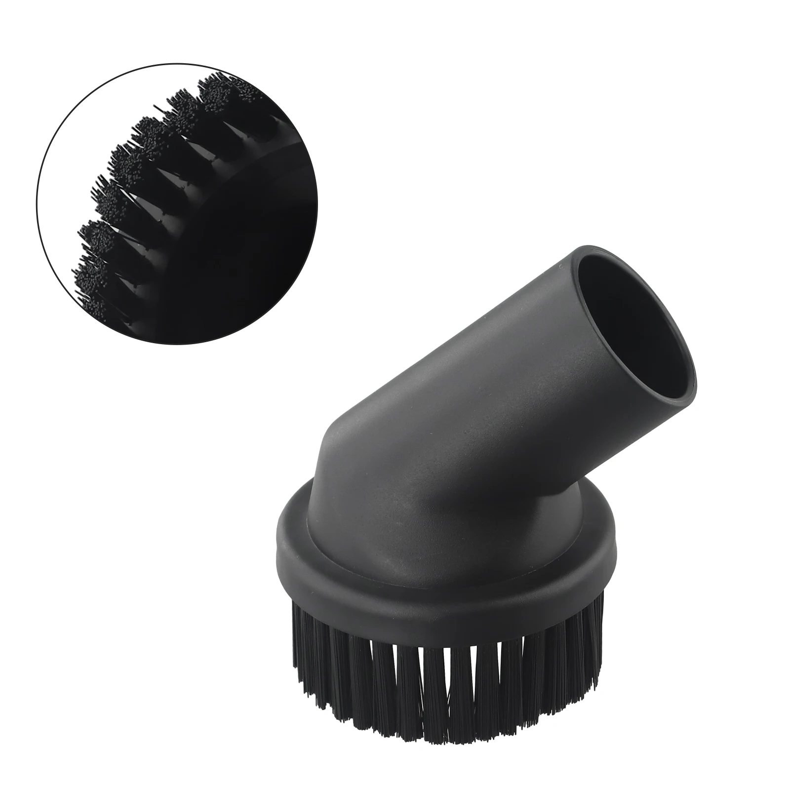 Round Brush Head Nozzle With 32/35mm Adapter Vacuum Cleaner Replacements Attachment Spare Crevice Dust Collector Household Parts