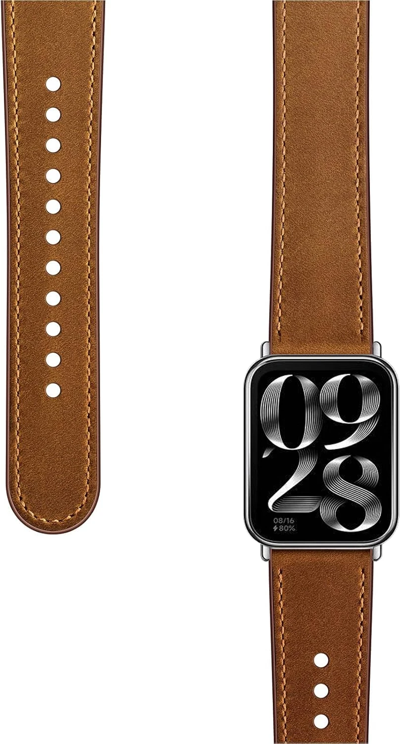 Leather Strap For Xiaomi mi Band 8 PRO Redmi watch 4 5 Replacement Smart Wristband Bracelet MiBand 9Pro redmi whatch 4 watchband