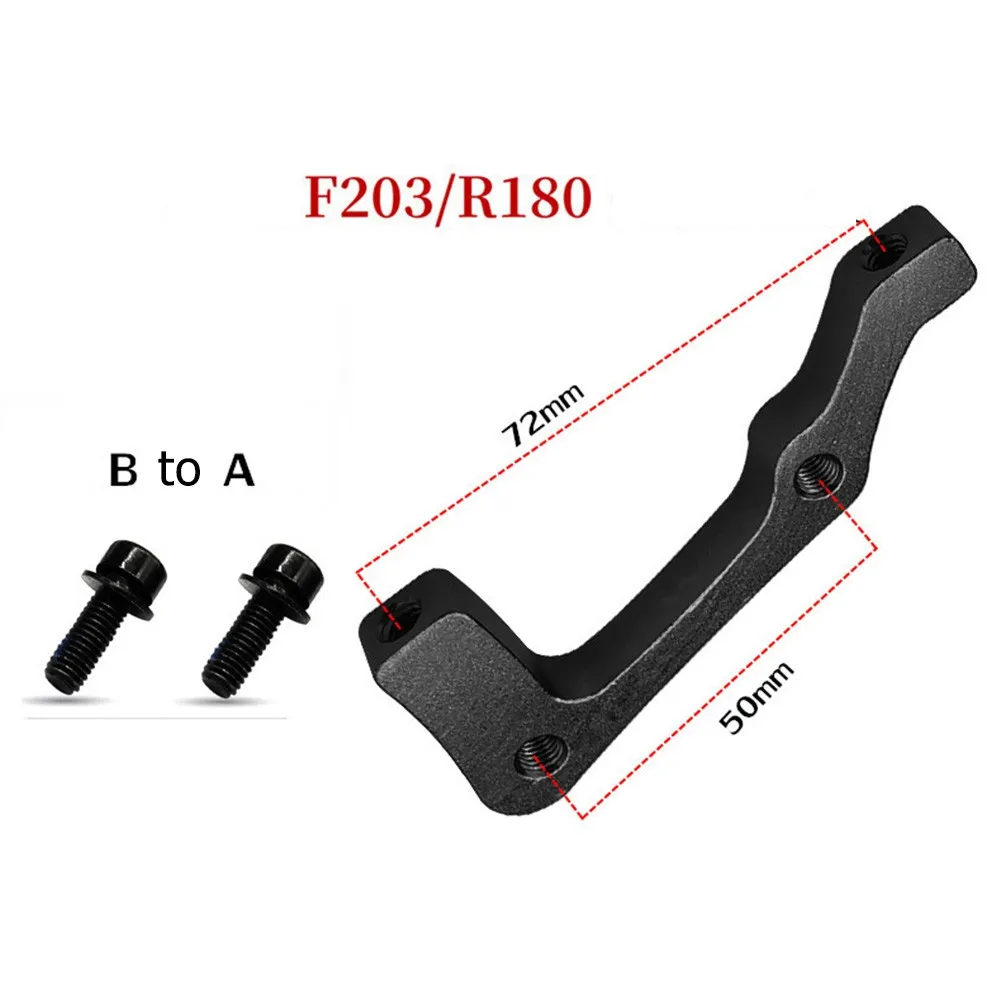 Bicycle Disc Brake Caliper Mount Adapter for Post Mount and IS Mount Compatibility Front and Rear Applications