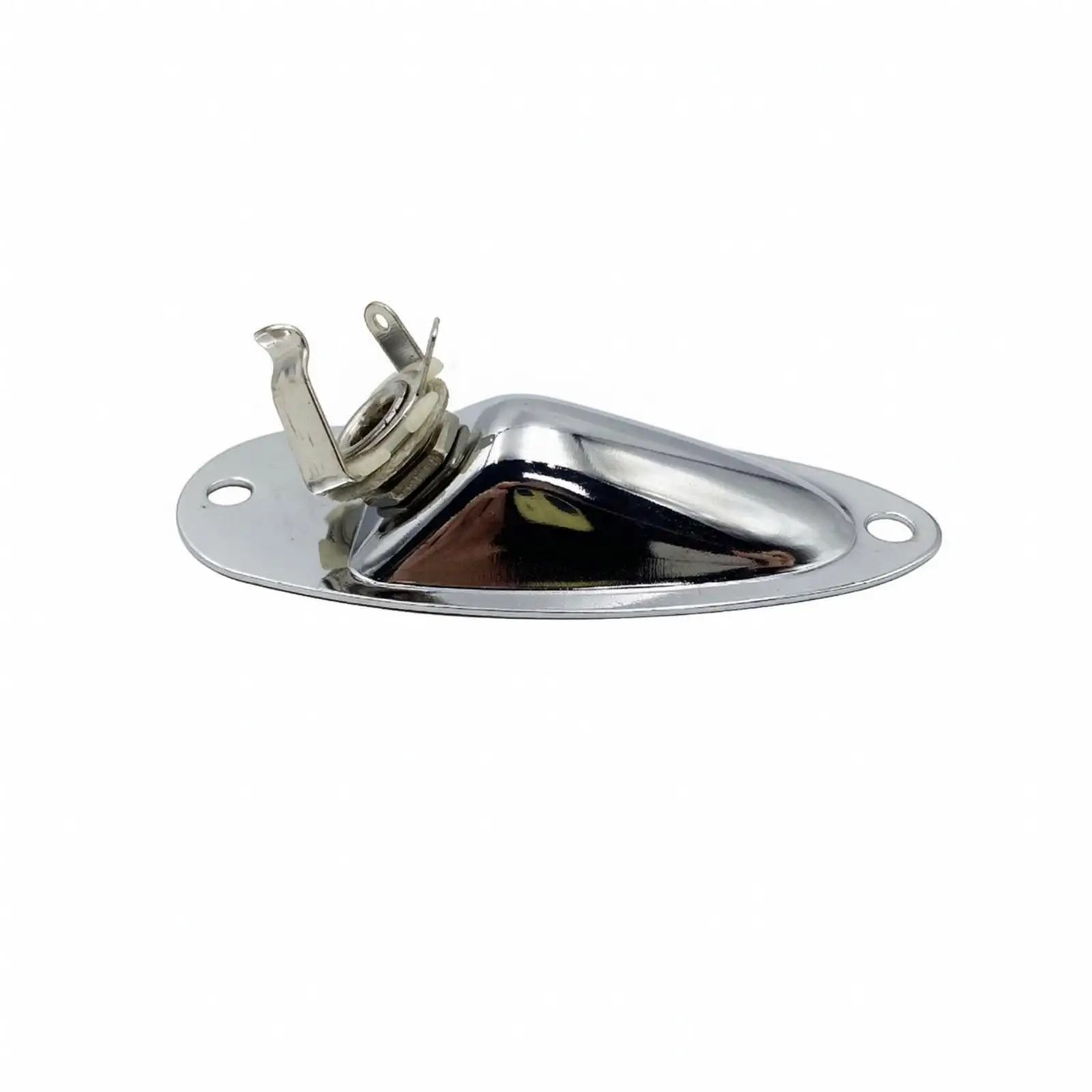 Audio Output Jack Replacement Boat-Shaped Electric Guitar Jack Socket Easy to Install for DIY Wiring Projects