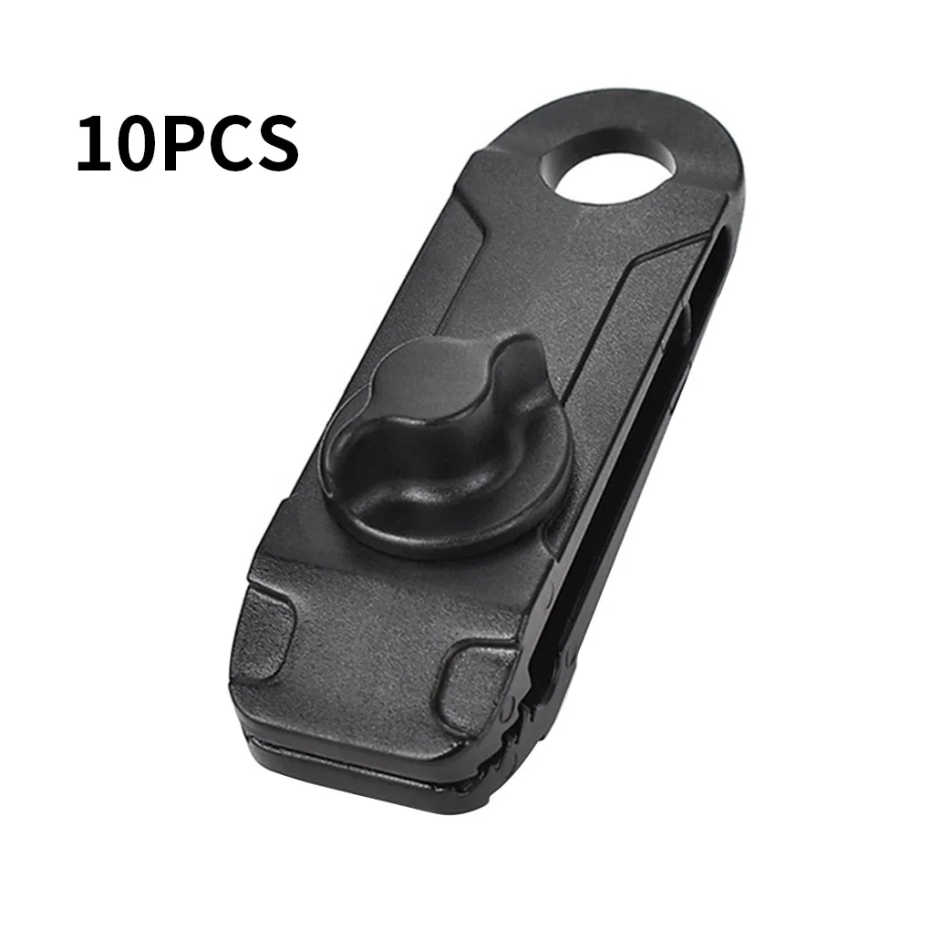 

10pcs Tarpaulin Clip Awning Tent Lashing Buckle Outdoor Camping Awning Hook Windproof Rope Barb Clip