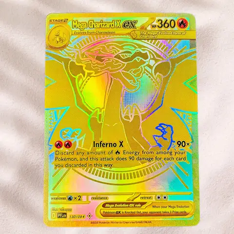gold foil cards pokemon -Garchomp ex 260/182 - Paradox Rift - Hyper Rare - Gold Pokemon Cards New Edition