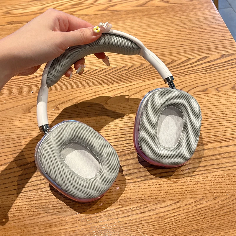 Przezroczyste etui na słuchawki AirPods Max Miękka skóra TPU Akcesoria chroniące przed zarysowaniami Ultra ochronna osłona na Apple AirPods Max 2 — zdjęcie produktu 5