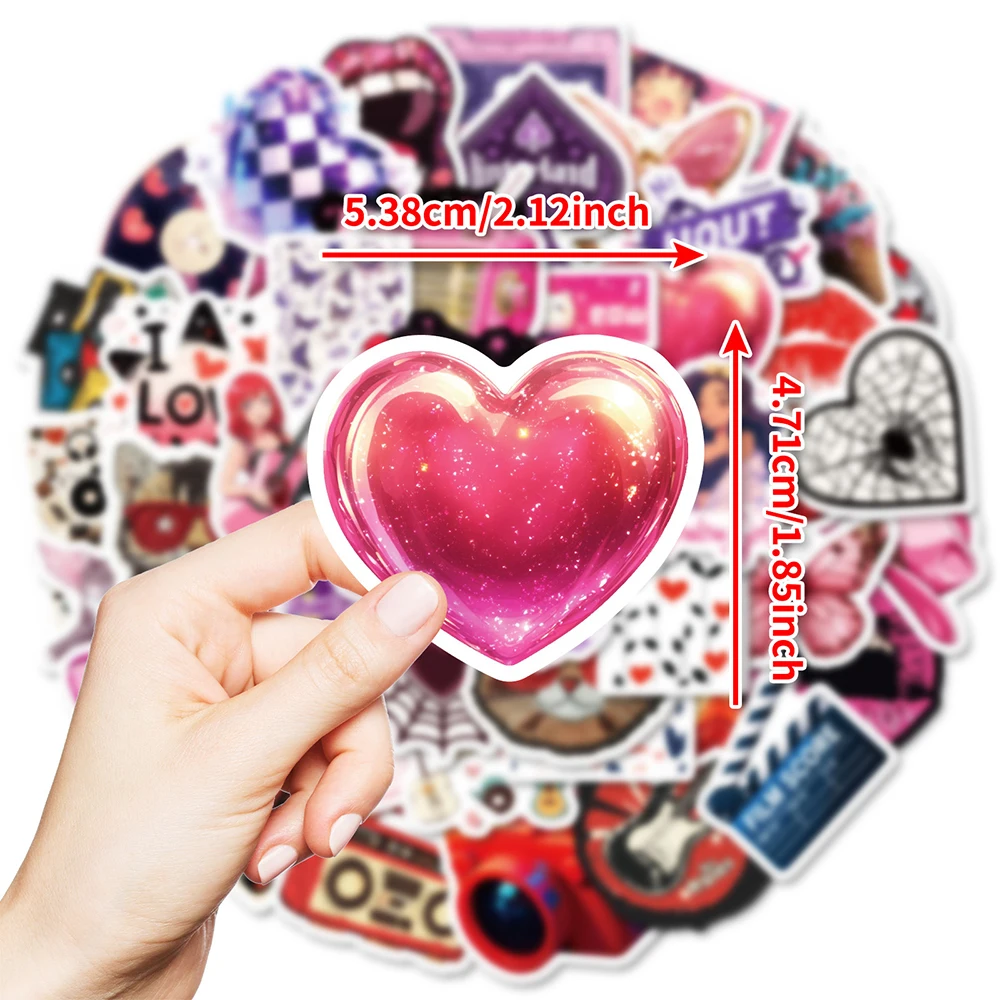 10/30/50pcs INS Style Downtown Girl Aesthetic Stickers Vintage Y2K Graffiti Decals for Scrapbook Laptop Phone Decoration Sticker