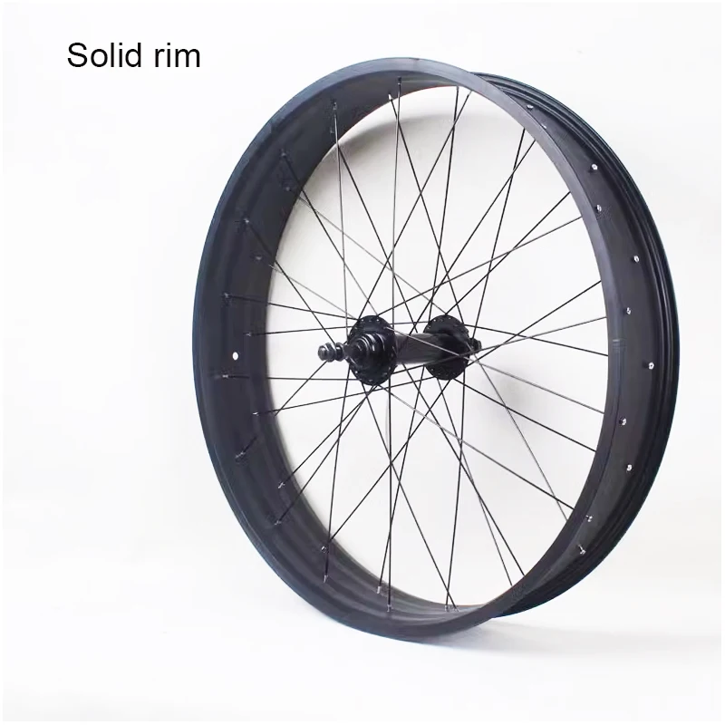 TAOZIK 20 26 4.0 Hollow Fat Bike Wheel 36H 135 190 MM MTB Snow and Beach Bycicle Wheelset