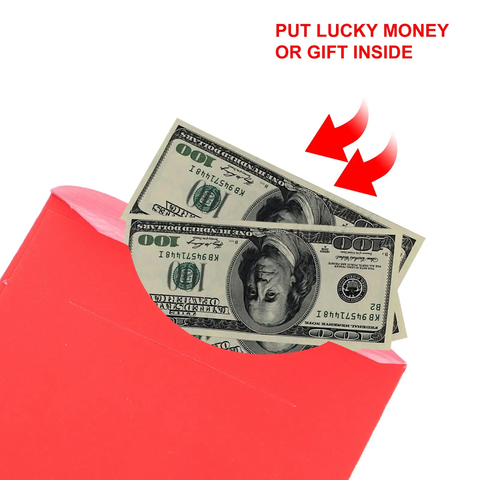 160 Pcs Paper Red Envelope New Year Money Packets Chinese Style Envelopes Decorative Premium Quality Clear Patterns Festive