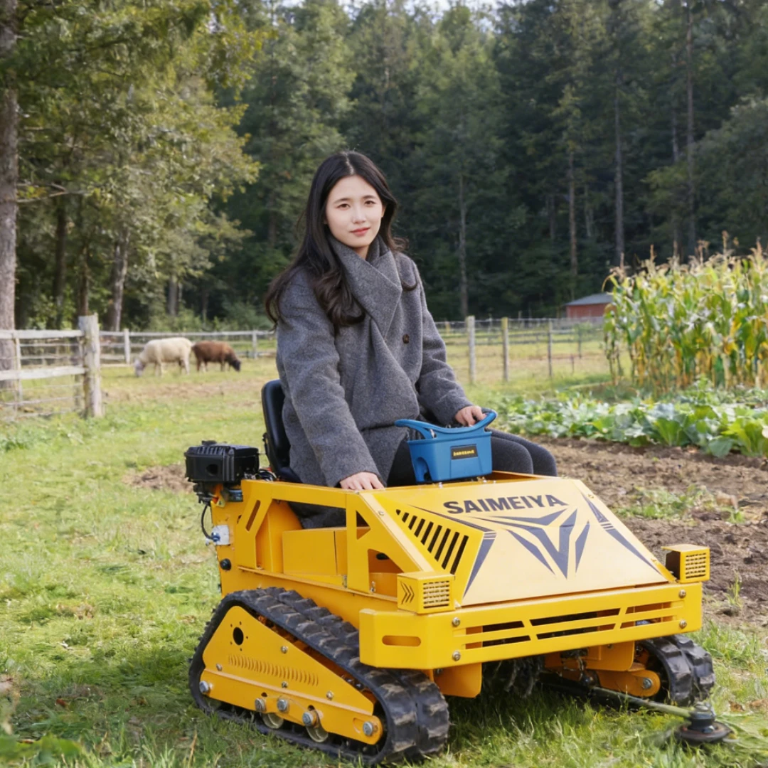Customized CE EPA certified remote-controlled grass shredder, intelligent weed removal, multi-functional machine