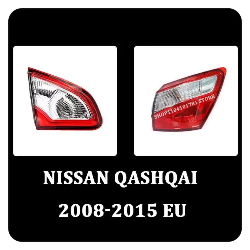 Car Outer Rear Tail Light For Nissan Qashqai 2008-2015 EU Version Brake Fog Lamp Accessories Car Warning Running Light Auto Part