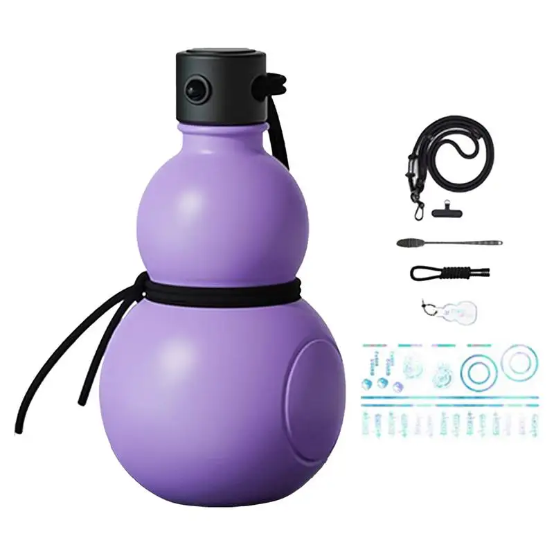 Gourd Water Bottle Wine Bottle Outdoor Portable Water Bottle With Stopper Pendant Wine Bottle Sports Bottle Chinese Feng Shui Hu