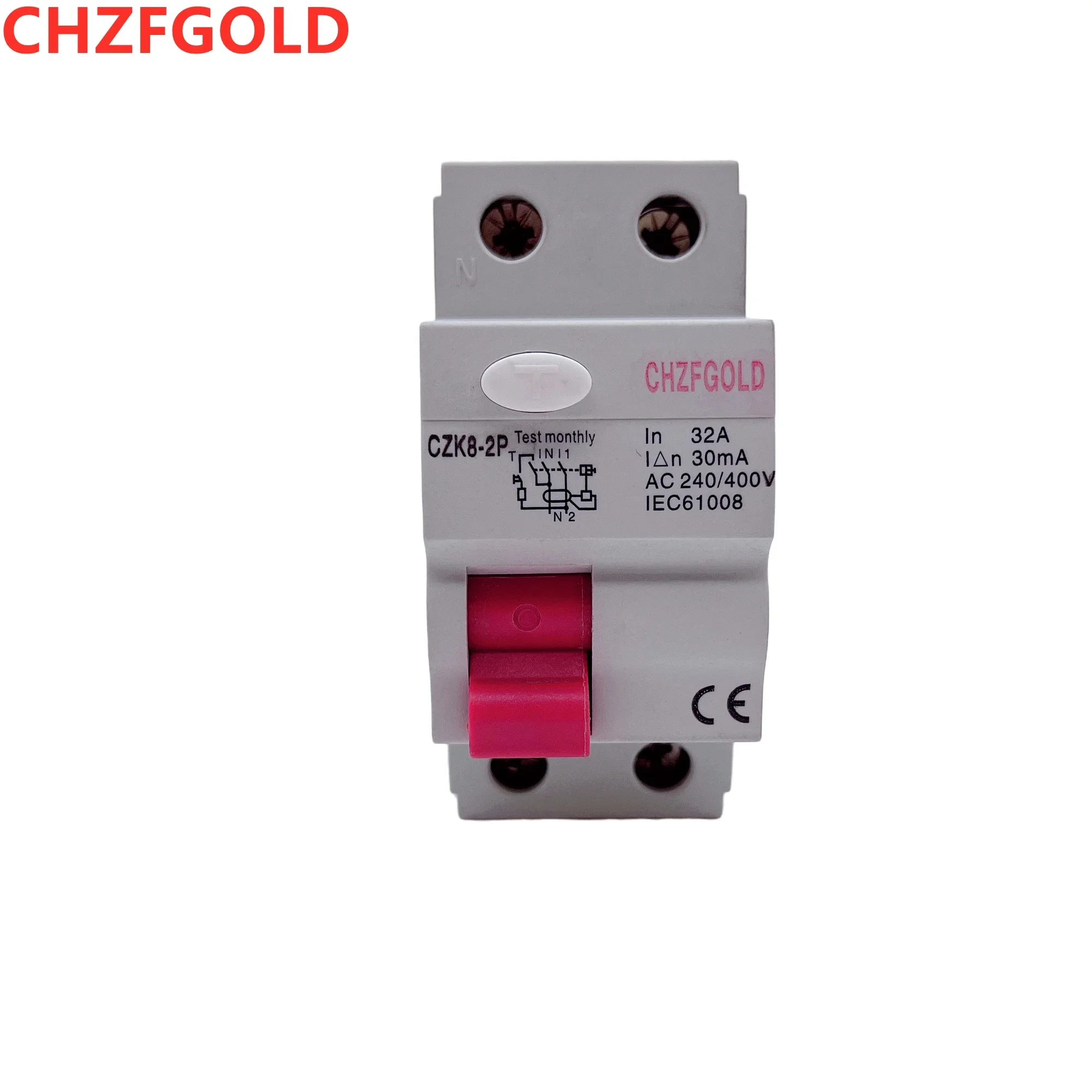 RCD ID Solar System Type B RCCB 2P 63A 10 30 100 300ma 25A 32A 40A 63A 100A  ELCB Residual Current Smart Circuit Breaker