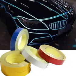 2cm*5m Car Reflective Tape Auto Safety Warning Sticker Reflector Protective Tape Strip For Trucks Motorcycle Auto Stickers