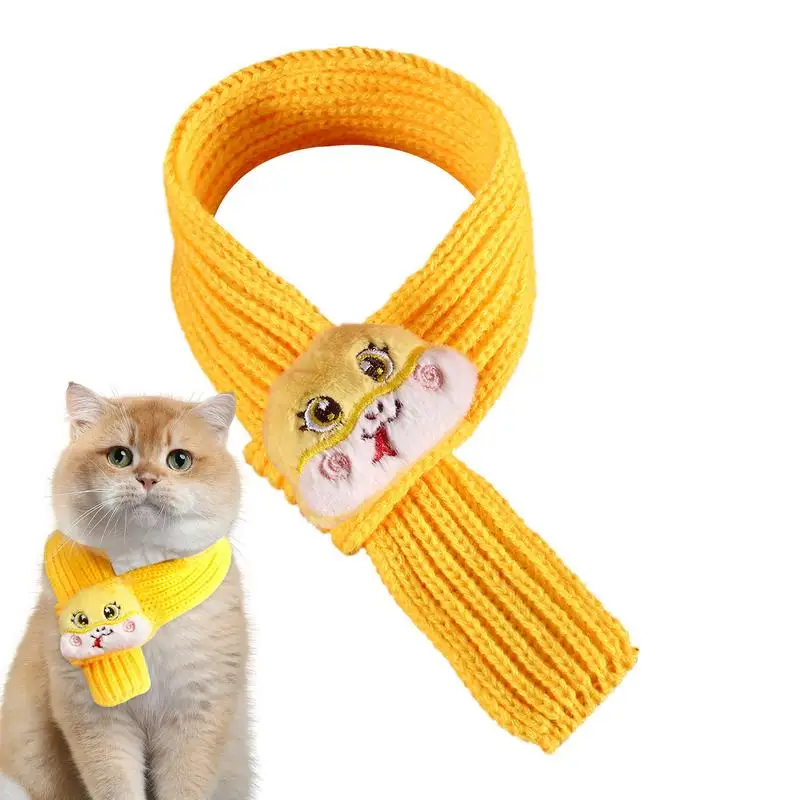 Snake Year Cat Dog Knitted Scarf 2025 Year Of The Snake Scarf Warm Bandana Winter Holiday Pet Accessories For Puppy & Kitten