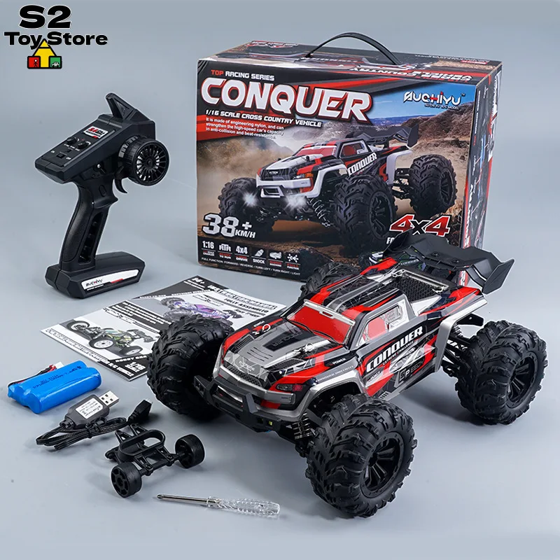 

SCY-16102 RC Monster Truck 1:16 Full Proportional 4WD High Speed Off Road Racing Competition Toy For Kids Hobby Lovers