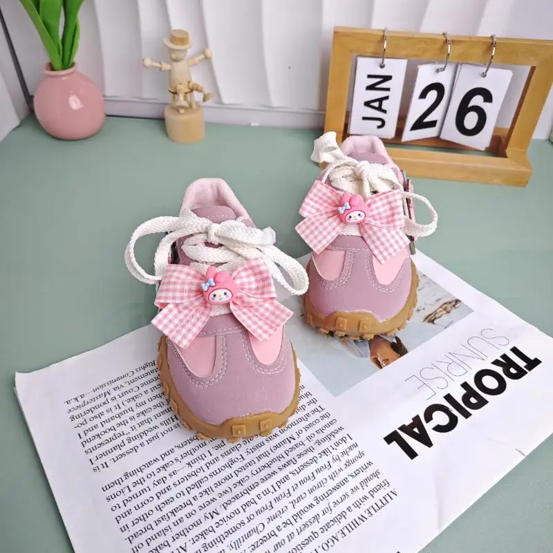 

My Melody Girl Kawaii Double Net Forrest Gump Shoes Anime Spring Autumn New Cartoon De Training Shoes Sanrio Board Shoes Fashion
