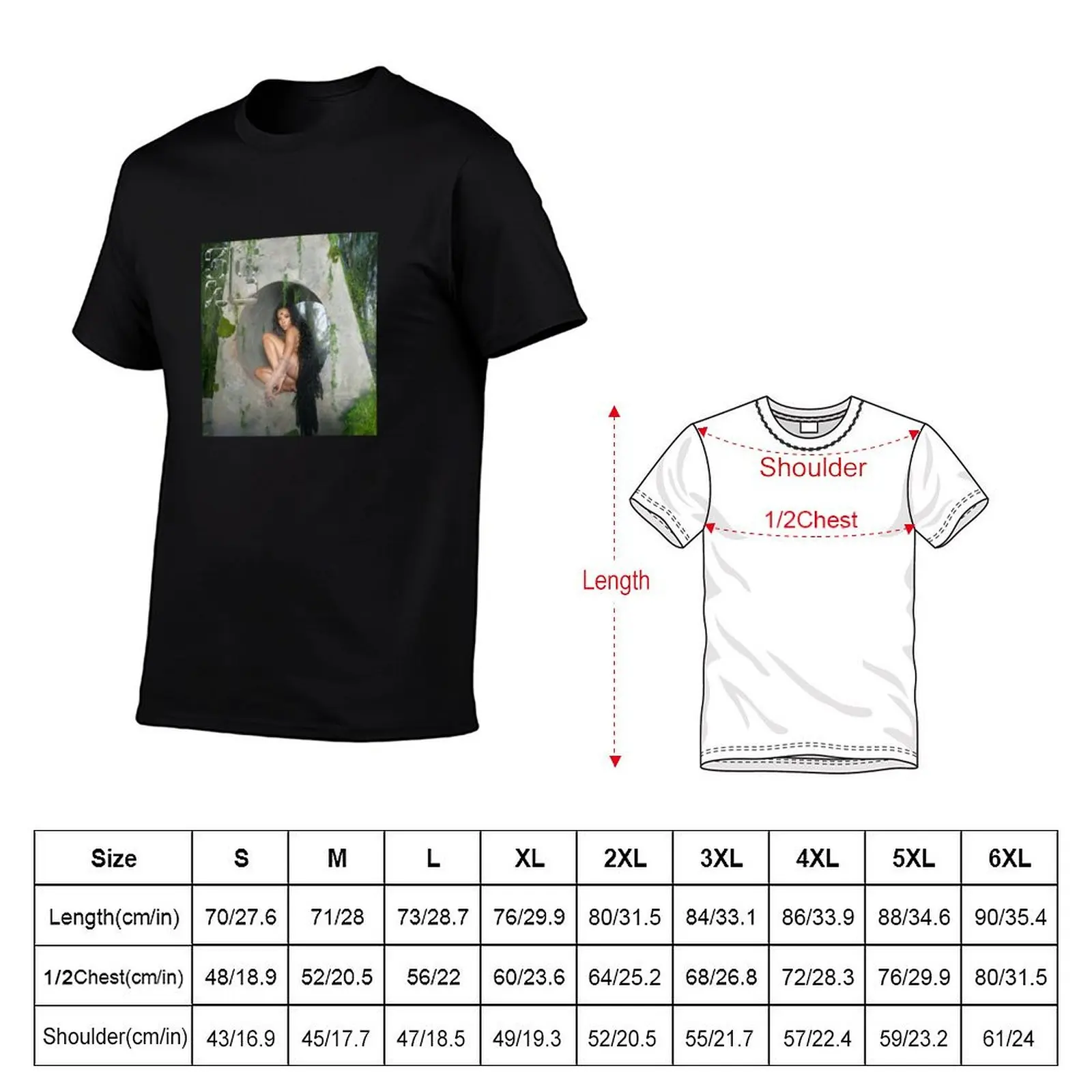 Tinashe - 333 Album Cover T-Shirt anime tshirt cute clothes cotton graphic tees baggy shirts mens t shirts top quality