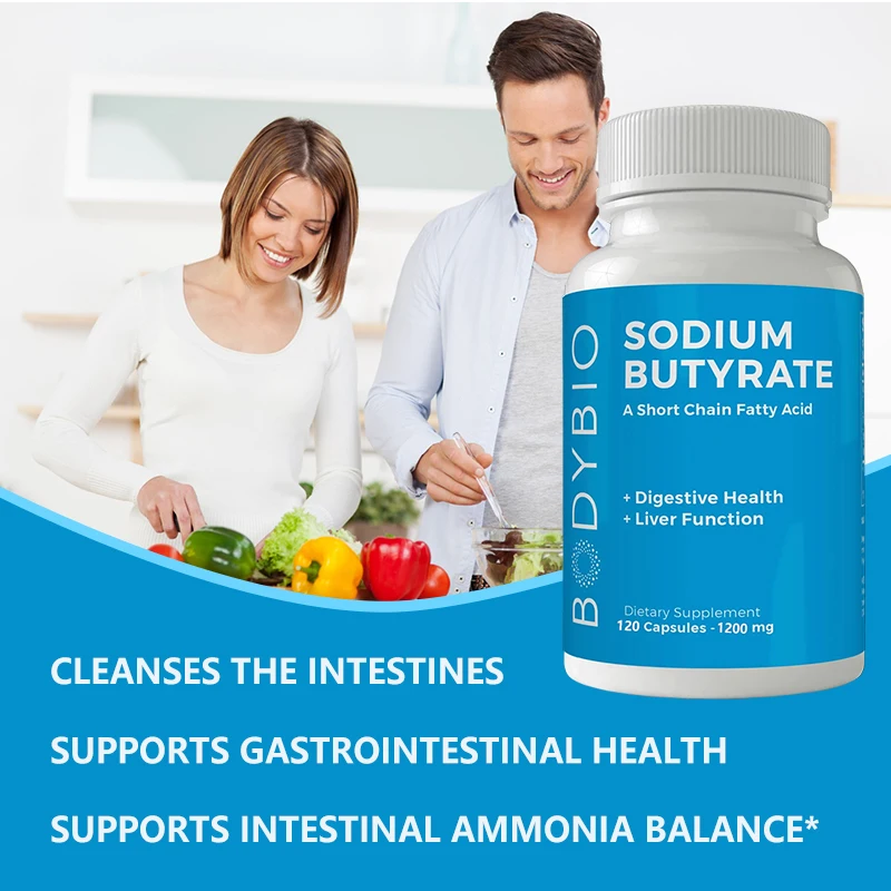 Sodium Butyrate - Short-chain Fatty Acids - Promote Digestive Health, Protect Liver Detoxification, Gastrointestinal Health