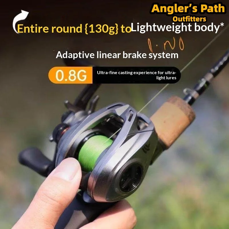 

ANATONO Baitcasting Reel Carbon Fiber Body Magnetic Brake System Aluminum Alloy Tooth Disk For Lure Fishing Freshwater Saltwater