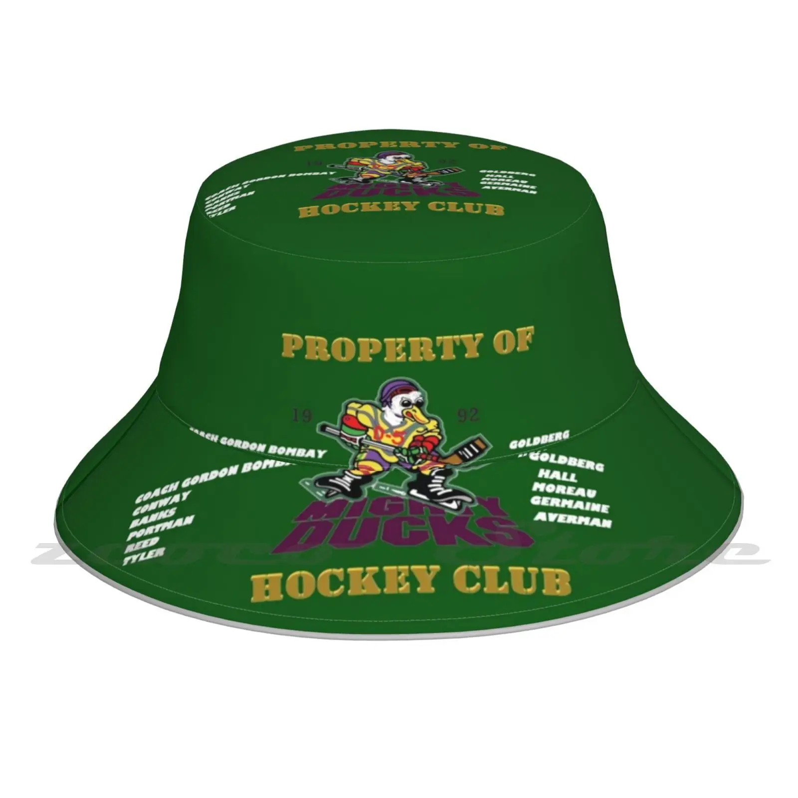 Property Of The Hockey Club 1992 Cap Diy Light Foldable Sunshade Fashion Fisherman Hat The Movie Bombay