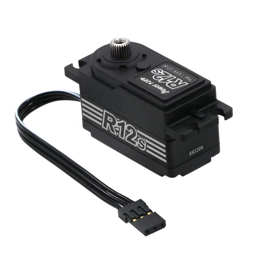 

Сервопривод Power HD R12S 12KG с высоким крутящим моментом, бесщеточный, с металлическим редуктором, 6.0 ~ 8.4В, крутящий момент 9.0 кг-см (125.0 oz/in) для радиоуправляемых электрических машин 1/10