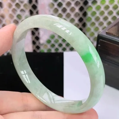 

Natural Myanmar Jade Jade 54mm-62mm bracelet Princess jewelry bracelet send mom send girlfriend gift