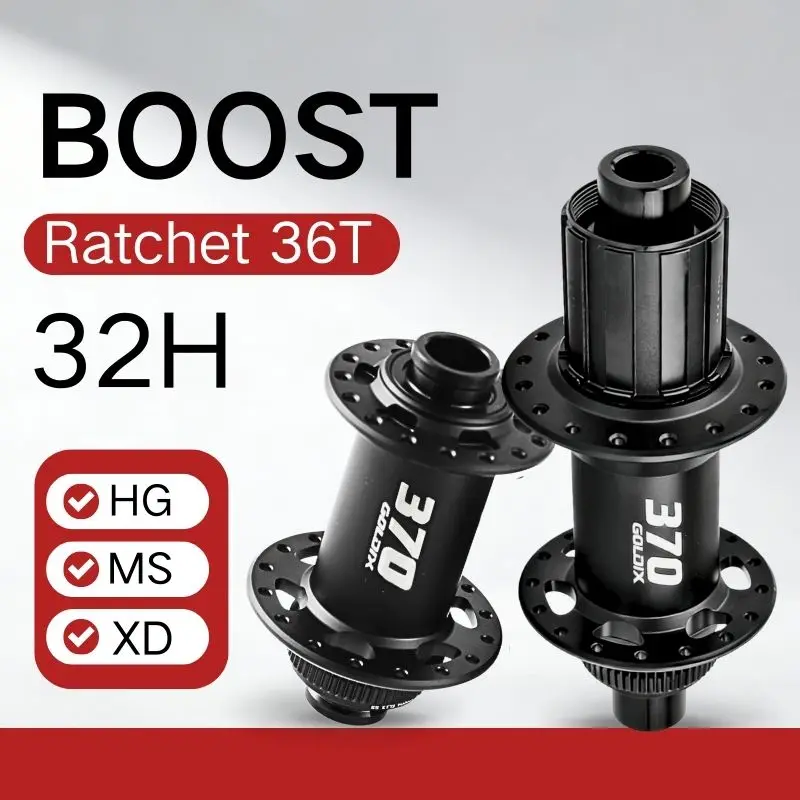 

Втулка Boost Cube с 32 отверстиями, задняя 12x148, передняя 15x110, с центральным замком, 36T, Micro Spline, герметичные подшипники, для горного велосипеда
