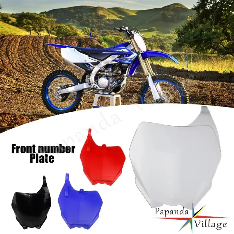 

For YAMAHA YZ125 YZ250 YZ250F YZ450F WR250F WR450F 2006-2014 Motocross Supermoto Enduro Plastic Front Number Plate Fairing Mask