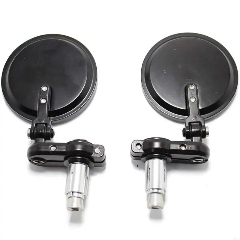 متعددة الاستخدامات 3 بوصة مرايا الدراجات النارية مع ميزة قابلة للطي لنهايات المقود #3