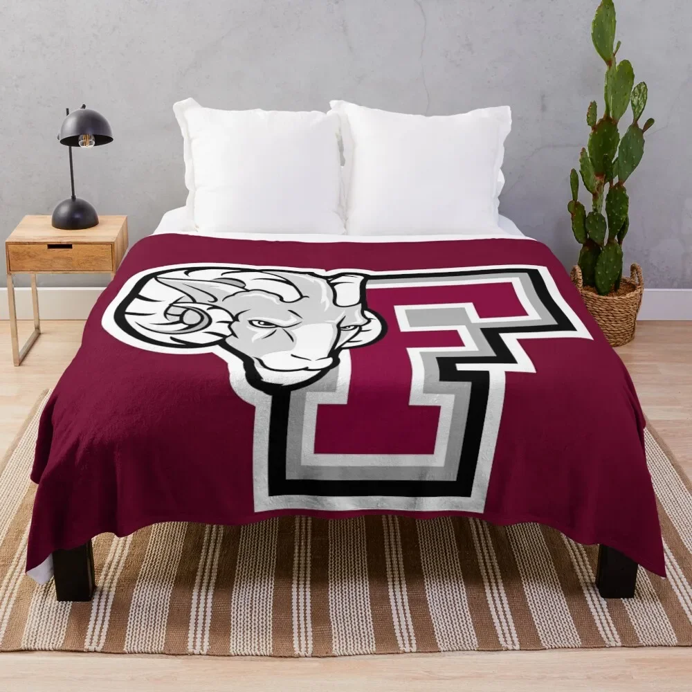 

Fordham Rams Throw Blanket Furrys Plaid Fashion Sofas Blankets