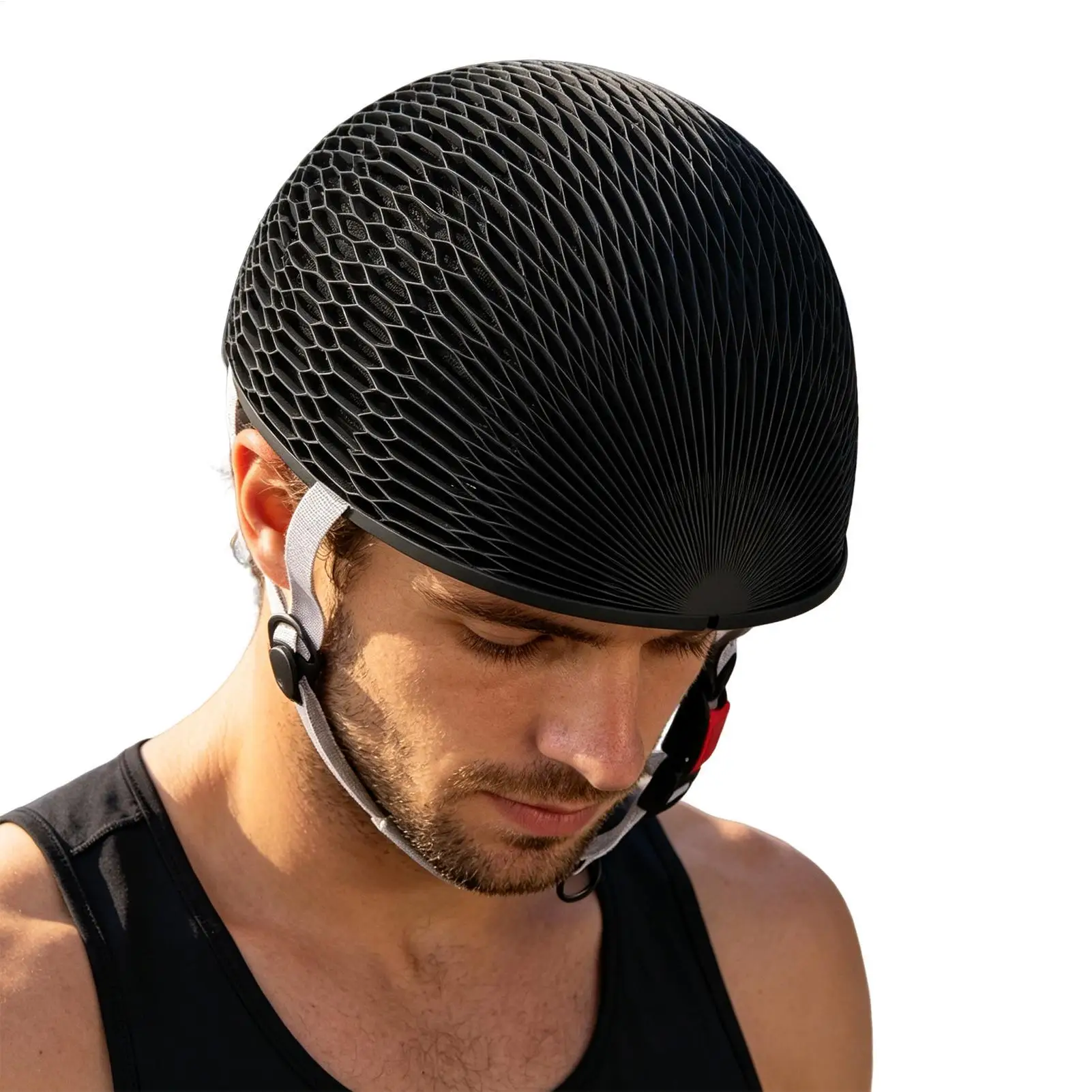 

Bicycle Helmet Foldable Breathable Paper Hat With Adjustable Chin Strap Cycling Helmets For Men For Bike Road Cycling Outdoor