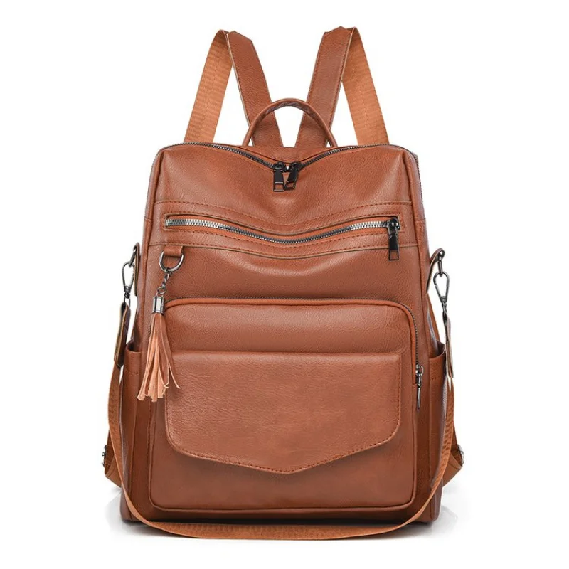 

Elegant Leather Women's Crossbody Bag, Classic Designer Shoulder Handbag, Ladies Fashion Tote Purse Perfect Companion