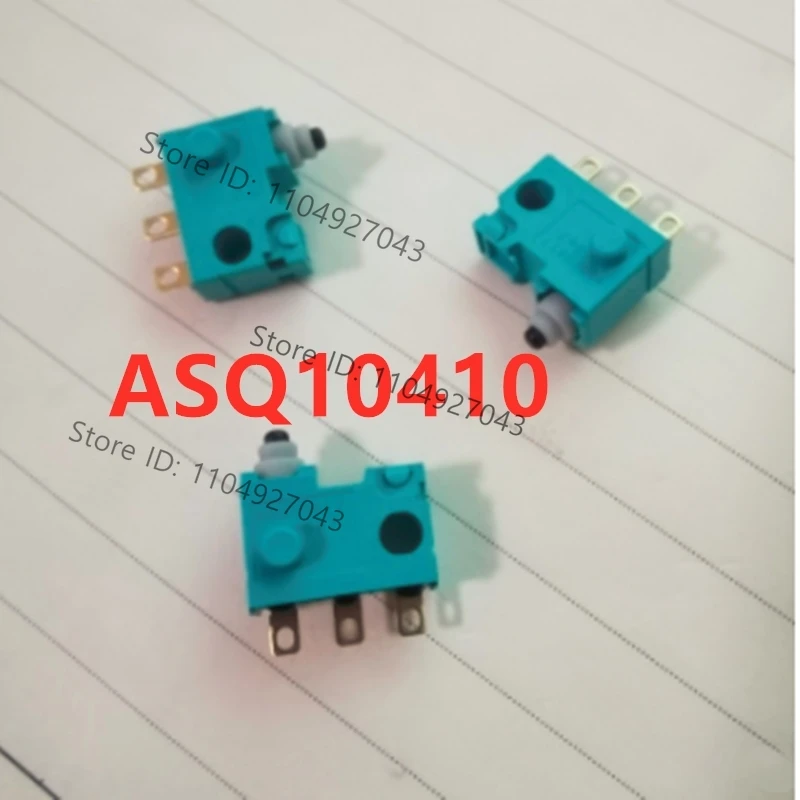 5pcs Turquoise Waterproof Micro Switch Limit Switch Push Button Switch Green ASQ10410