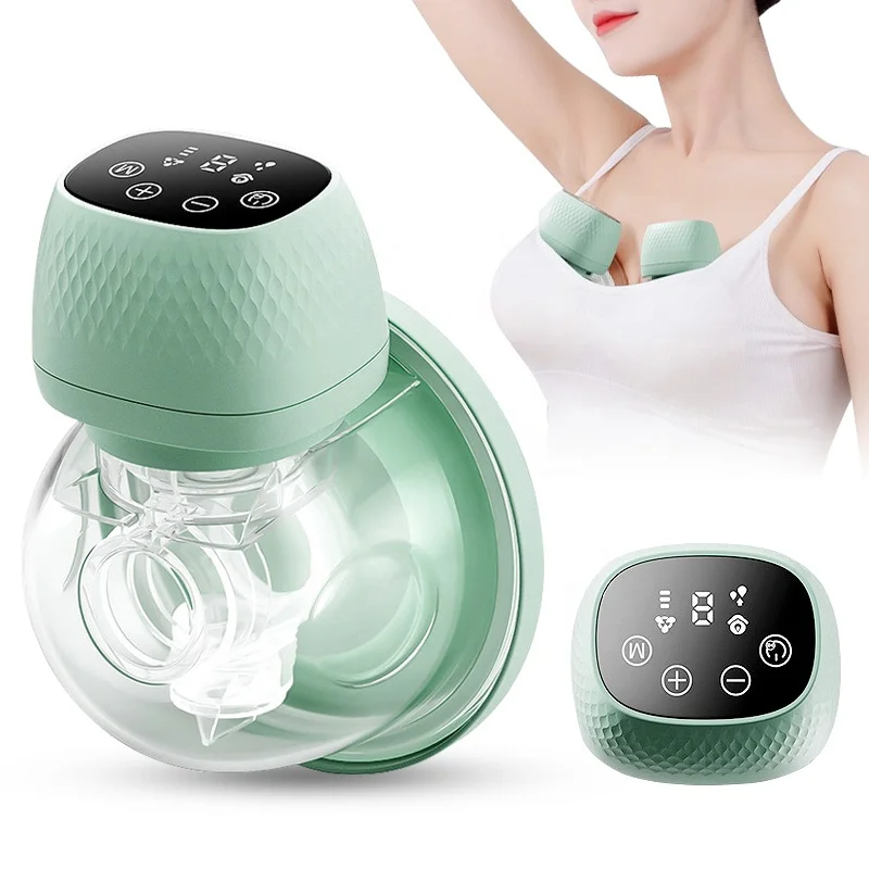 

New Baby Breast Milk Pump Suction Single Double Hospital Grade Silicone Hands Free Portable Electric Wearable Breast Pump