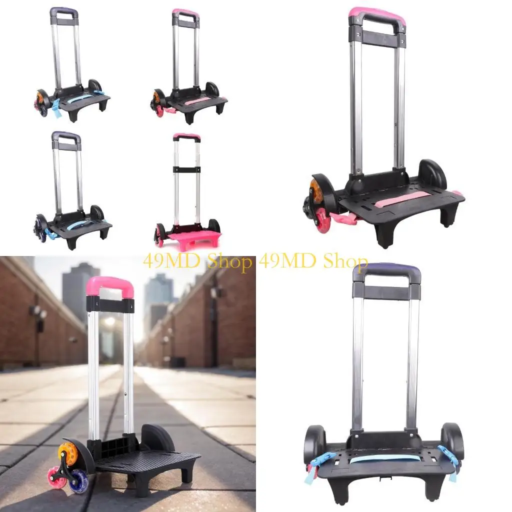 

49MD 6-колесная тележка-рюкзак с телескопической ручкой, тележки для багажа на колесиках для подростков