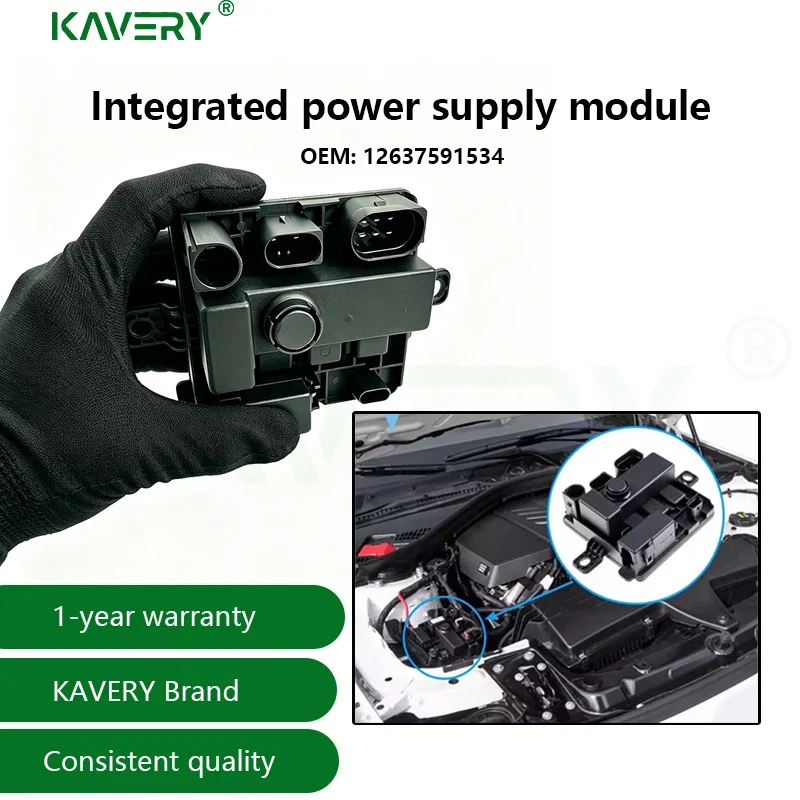 

For Car Integrated Power Supply Control Module BMW F10 F18 F20 F21 F22 F23 F30 F32 Engine Integrated Contact Replace 12637591534