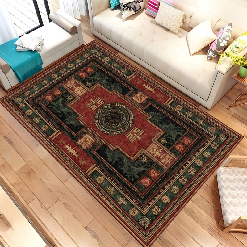 Tapete Vintage Floral para Int - Home Office Rug avaliação e preço