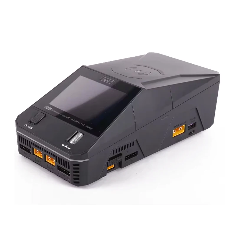 ToolkitRC Q6AC Charger AC 400W/DC 1000W 4CH output Built-in 65W USB A/TYPEC Output ,LiPo, 1-6S，NiMH 1-16S,PB 1-10S Charger