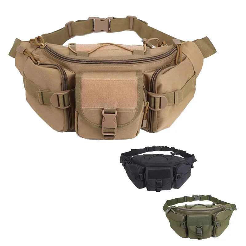 

600D Oxford Nylon Bag Sports Bag Waist Bag Shoulder Bag Molle Camping Mountaineering Bag Camo Blet Bag
